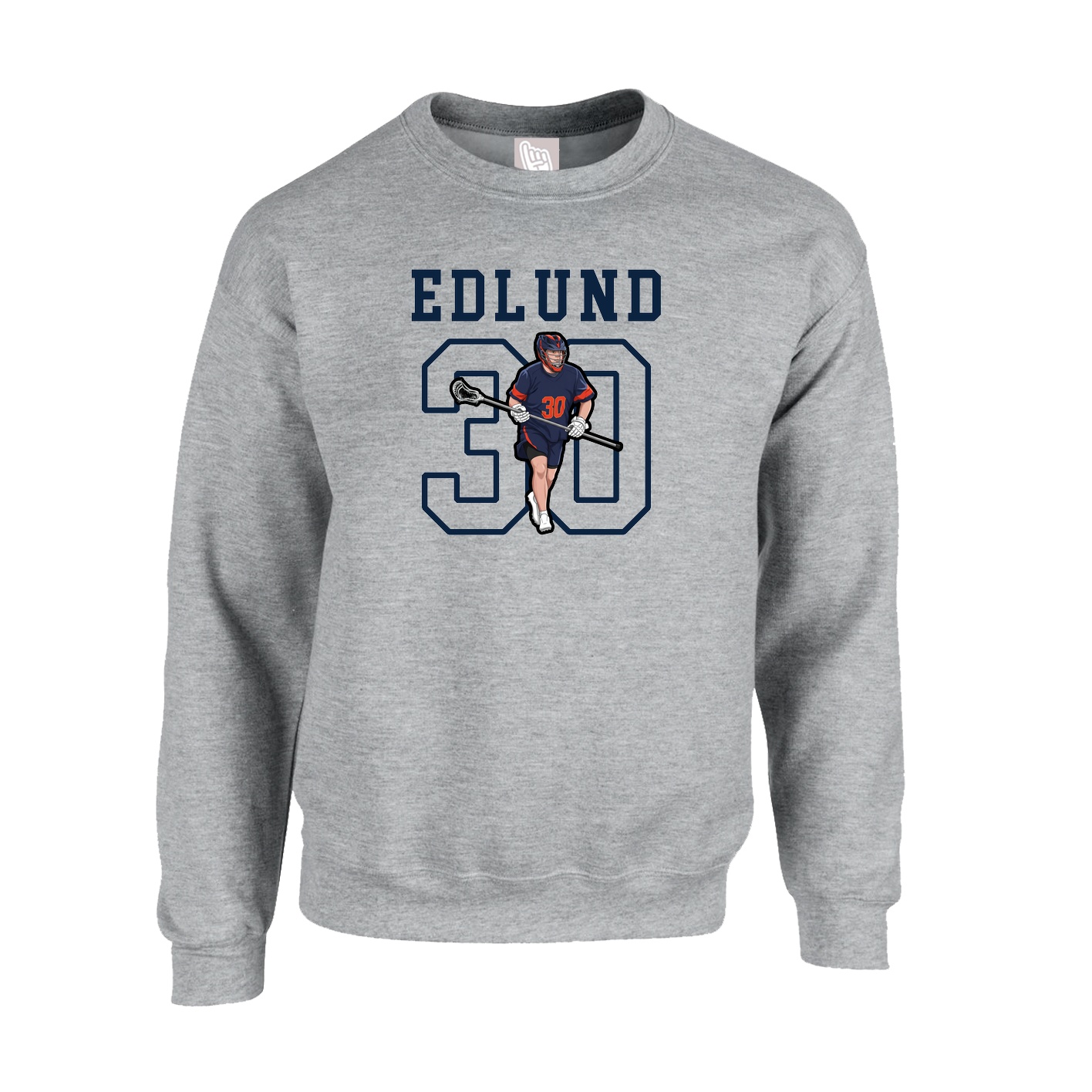 Fleece Crew — Shirsey in Grey