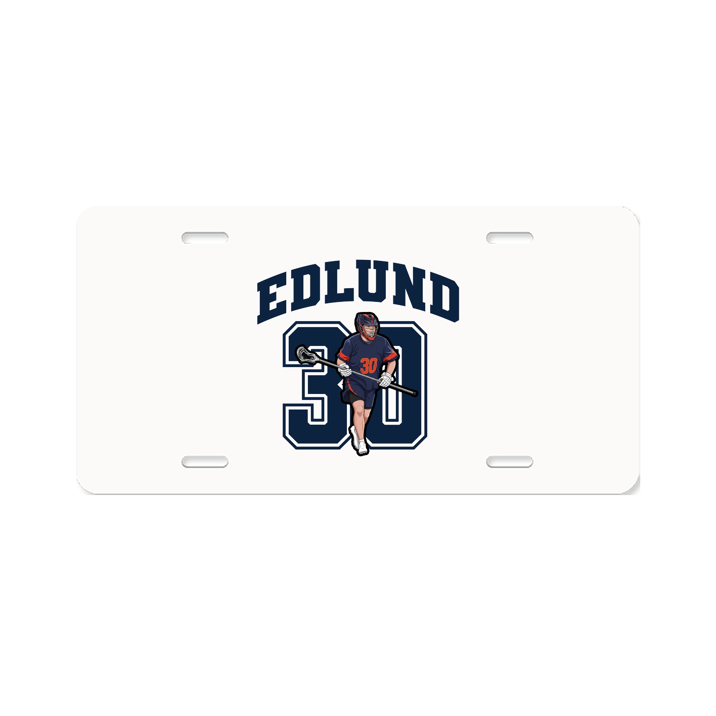License Plate — Number in Classic