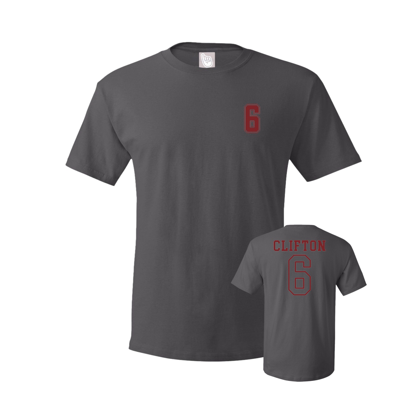 Tee — Chest Back in Grey