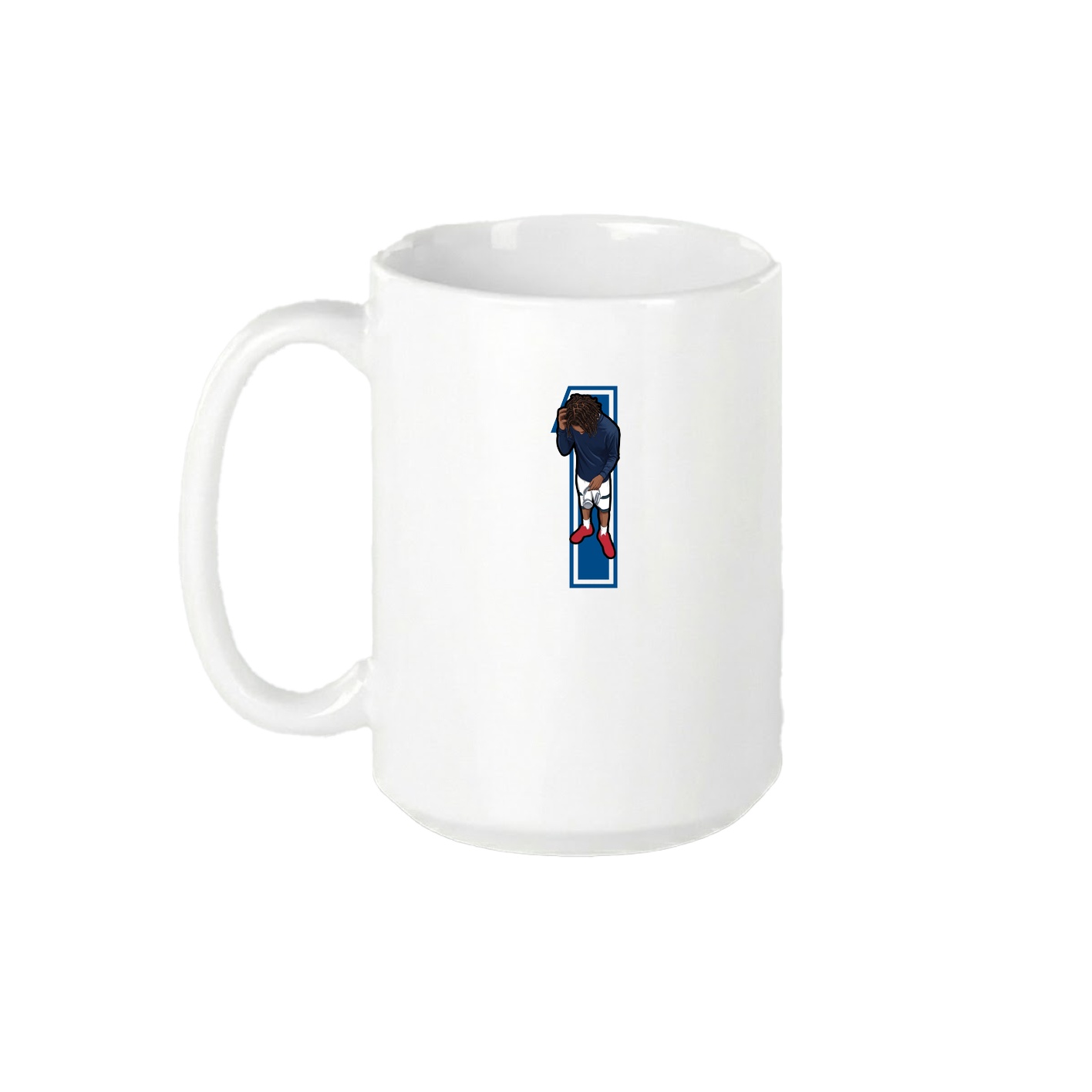 15oz Coffee Mug — Number in White