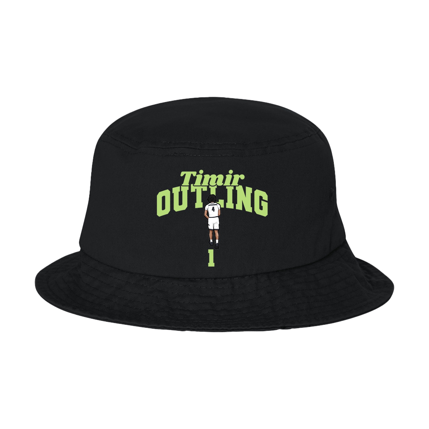 Bucket Cap — Signature Arch in Black