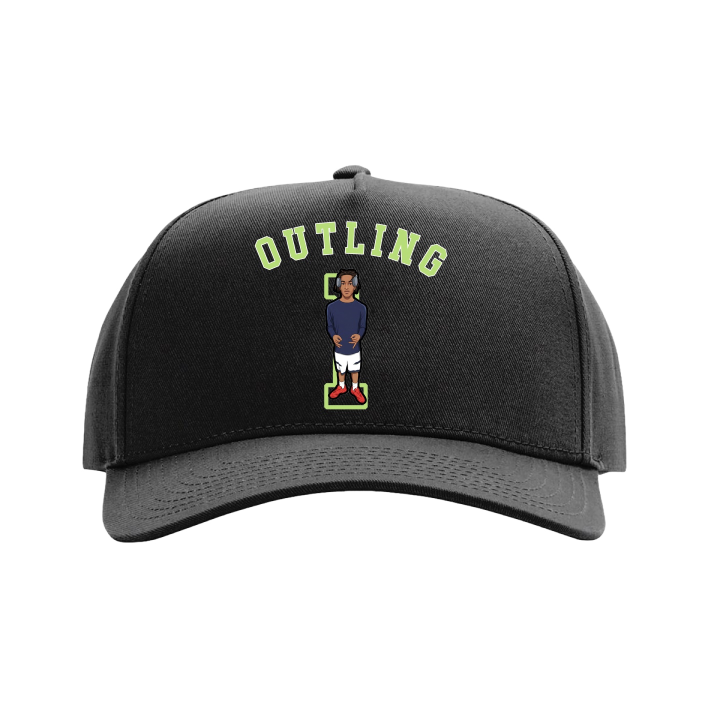 Full Fabric Five-Panel Champ Cap