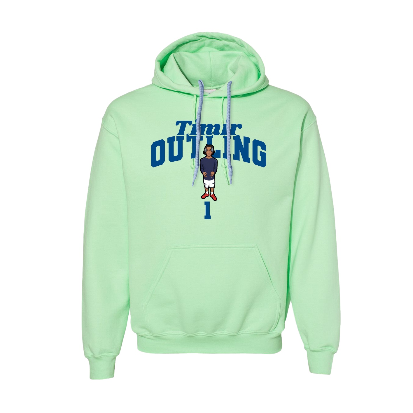 Hoodie — Signature Arch in Green