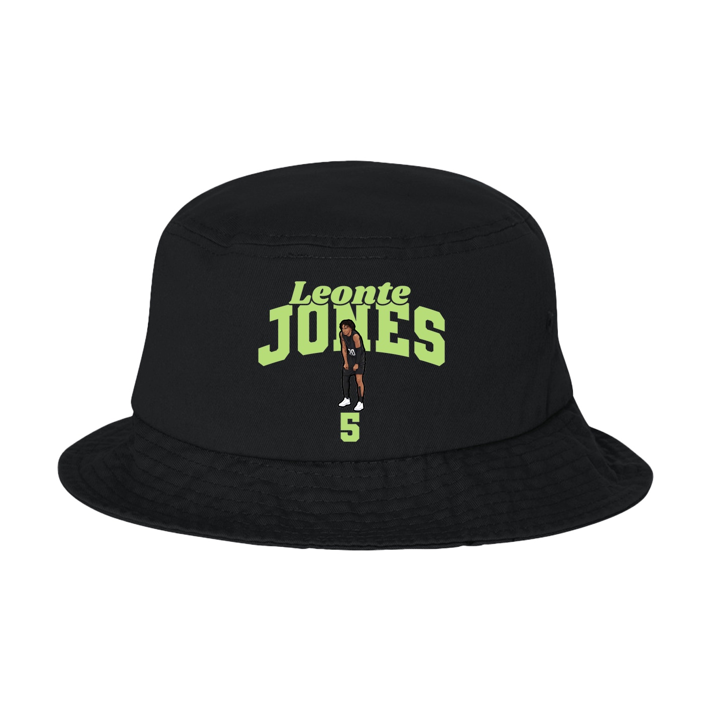 Bucket Cap — Signature Arch in Black