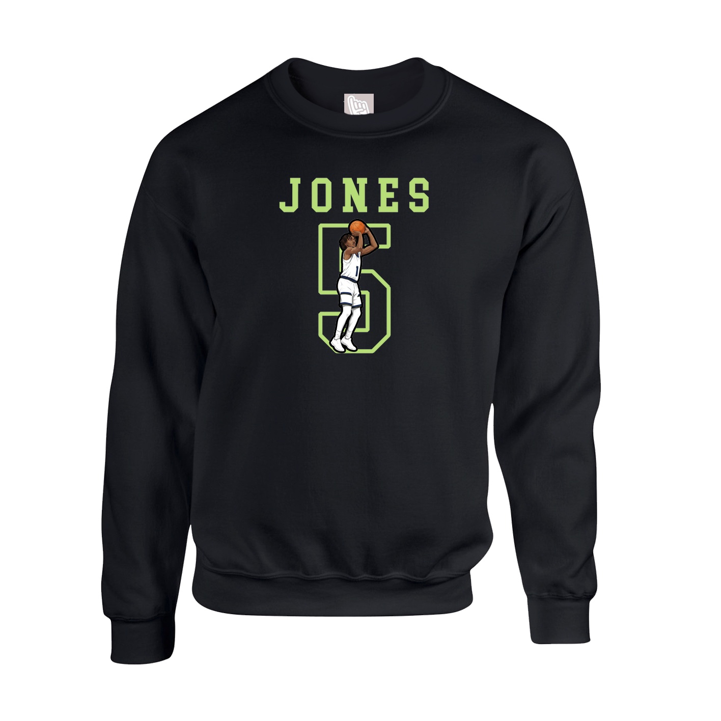 Fleece Crew — Shirsey in Black