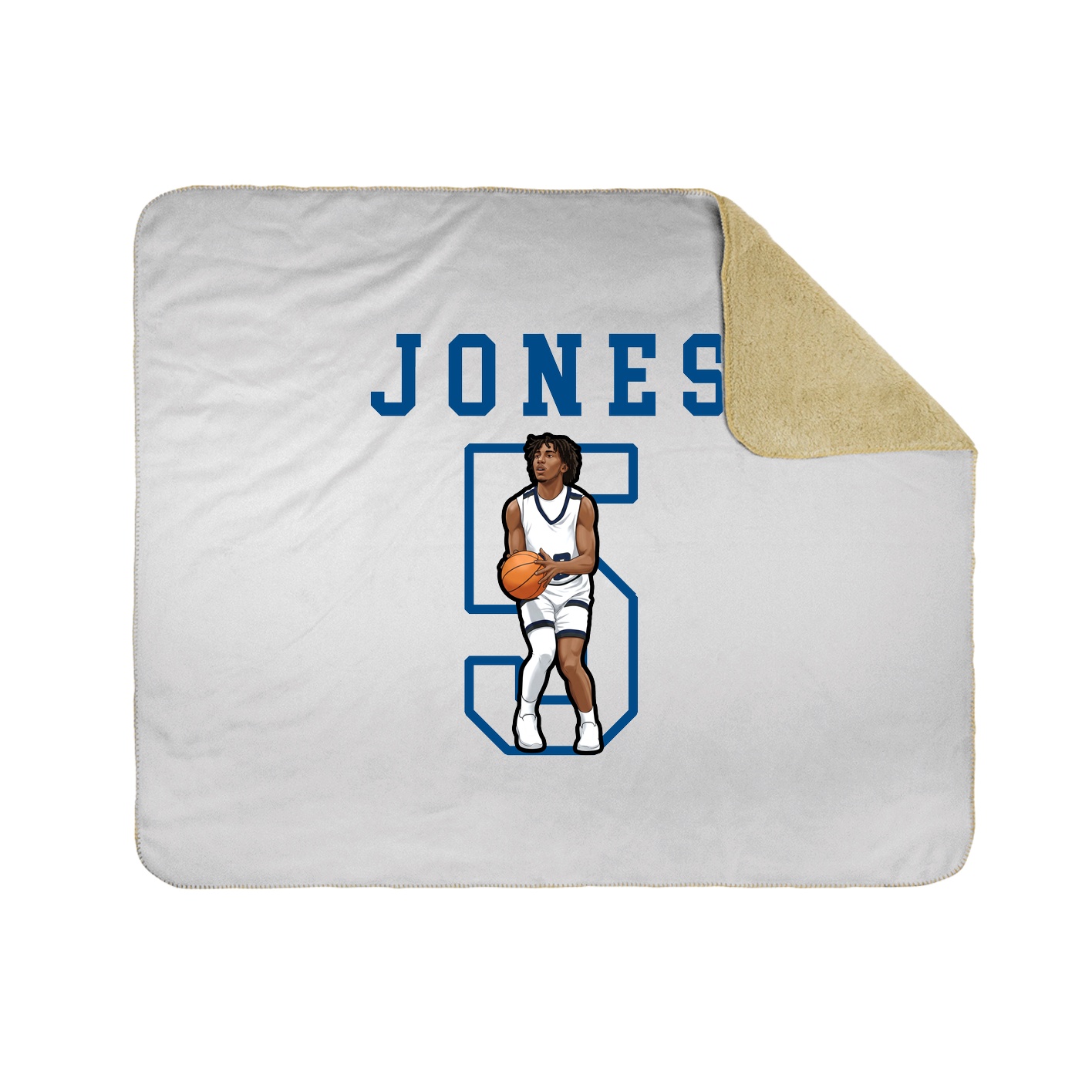 Throw Blanket — Shirsey in White