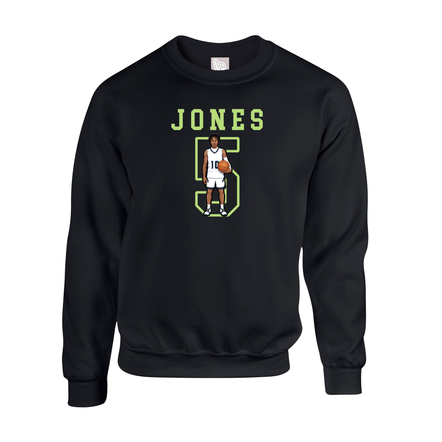 Fleece Crew — Shirsey in Black