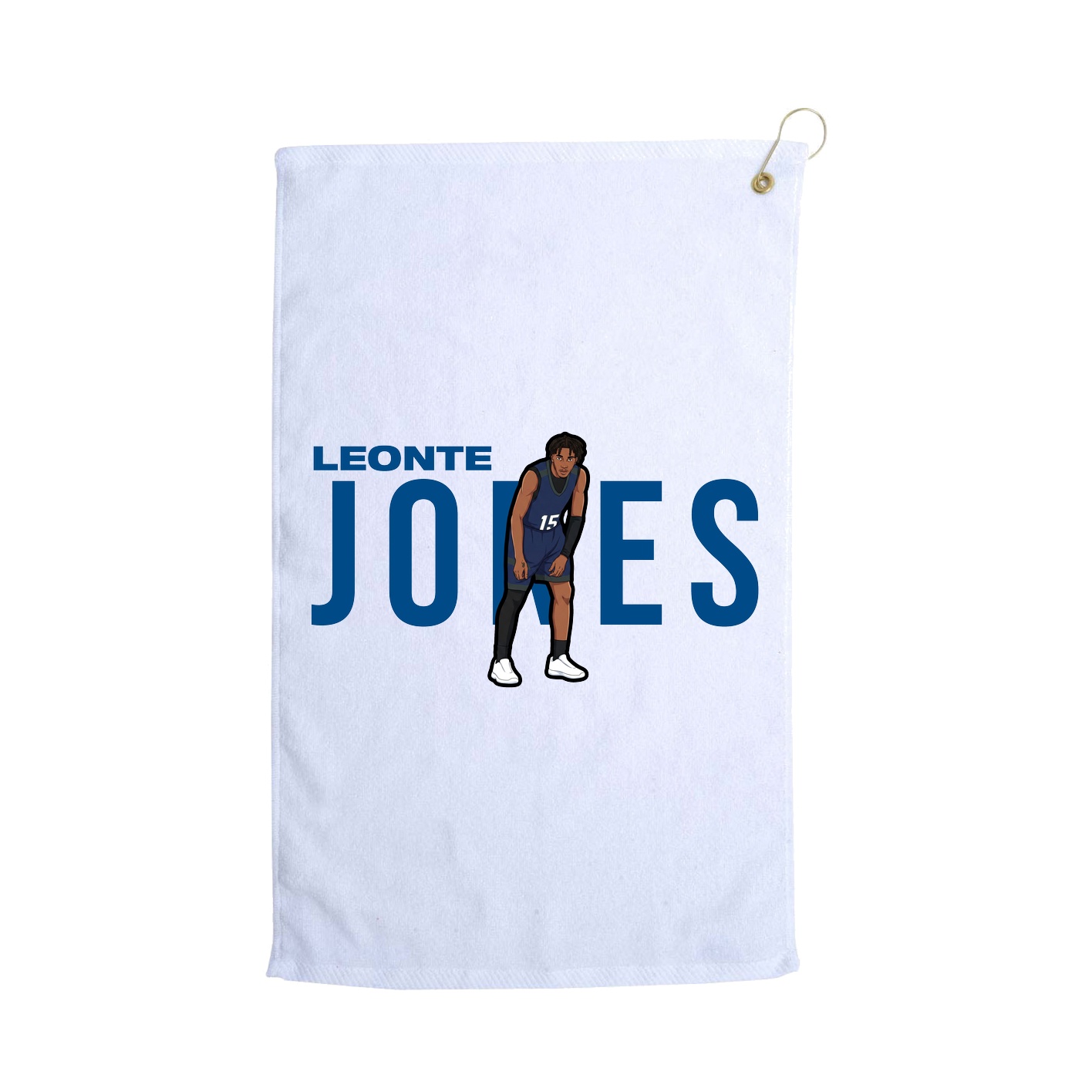 Golf Towel — Player Name in White