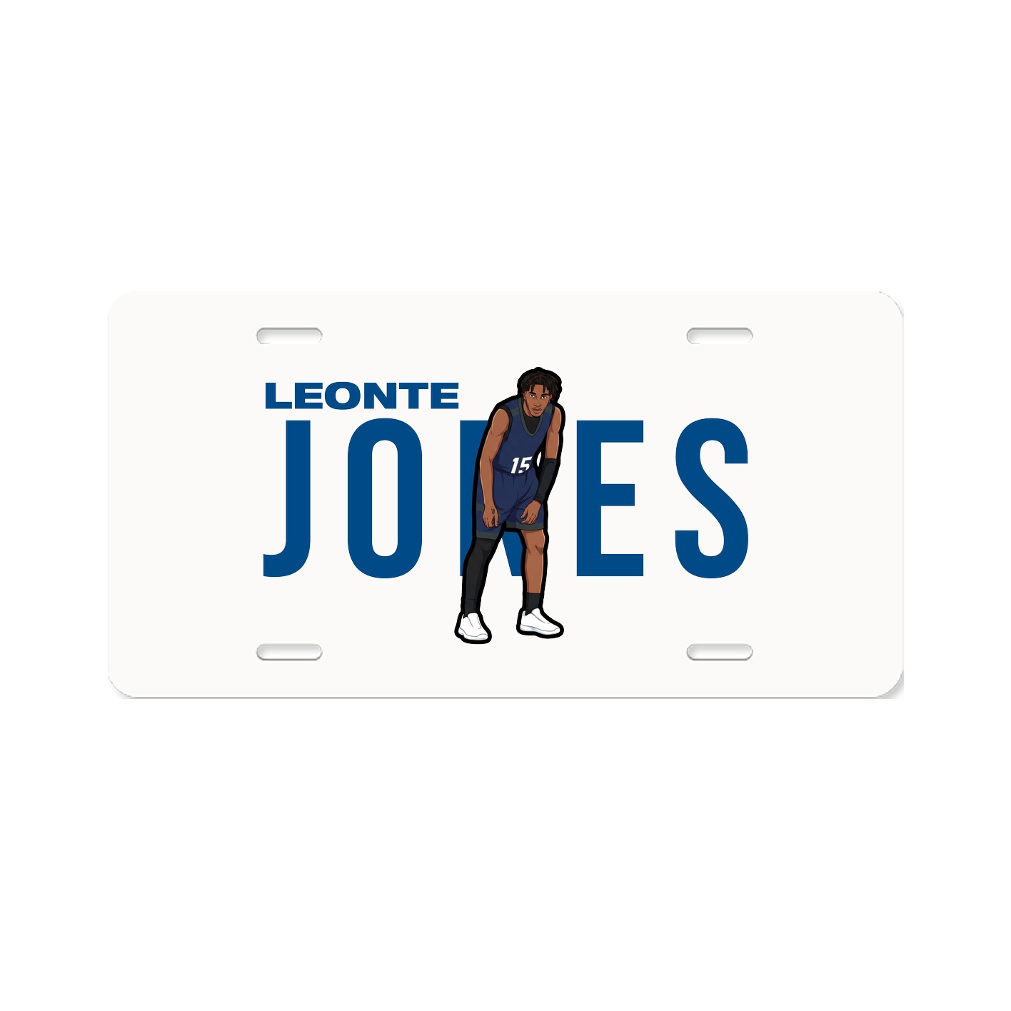 License Plate — Player Name in Classic