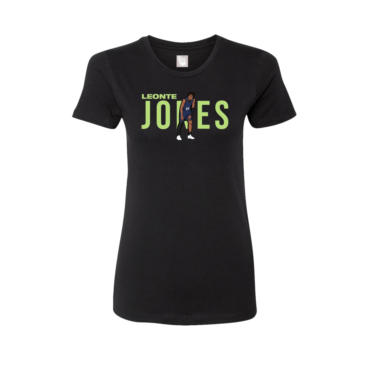 Womens Tee — Player Name in Black