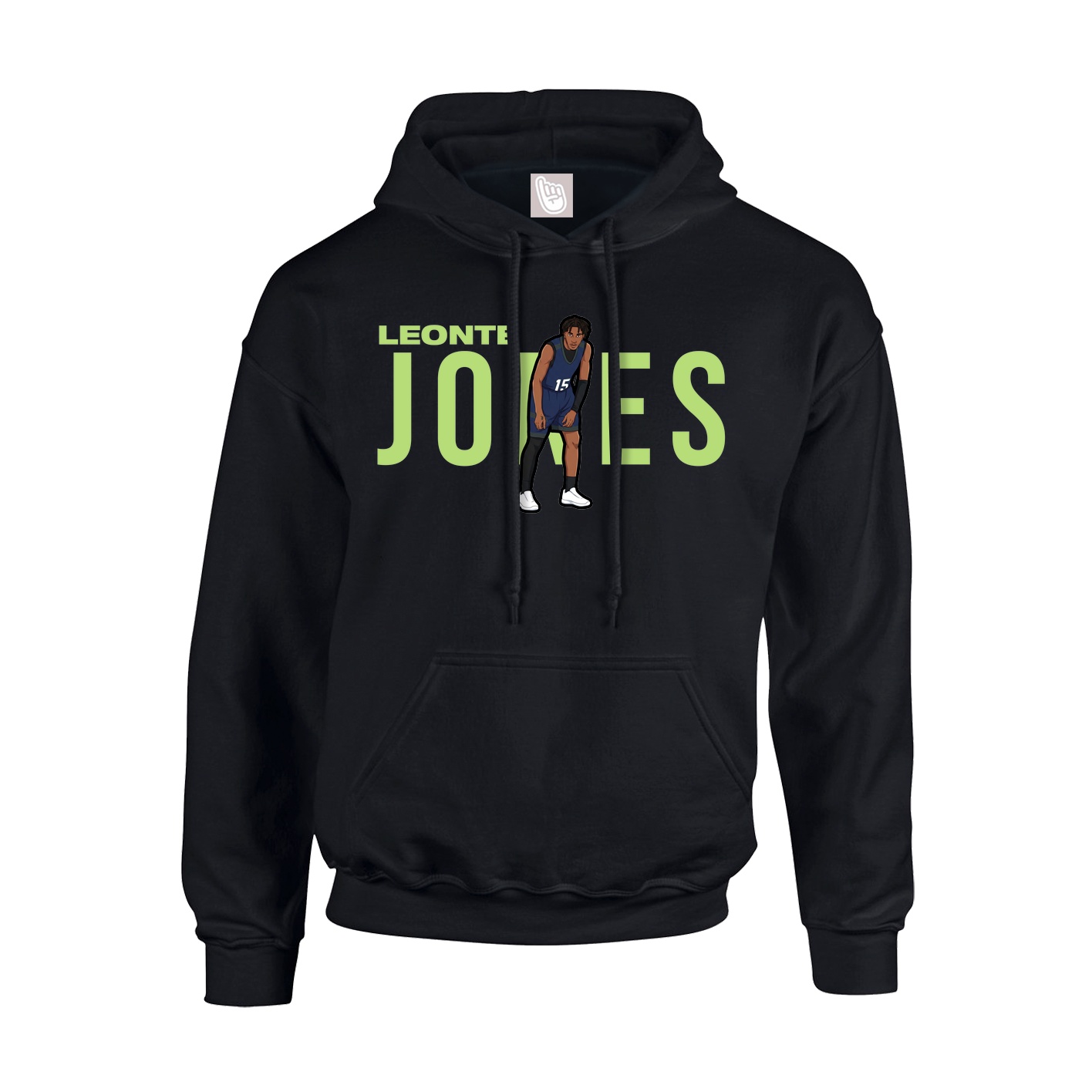 Youth Hoodie — Player Name in Black