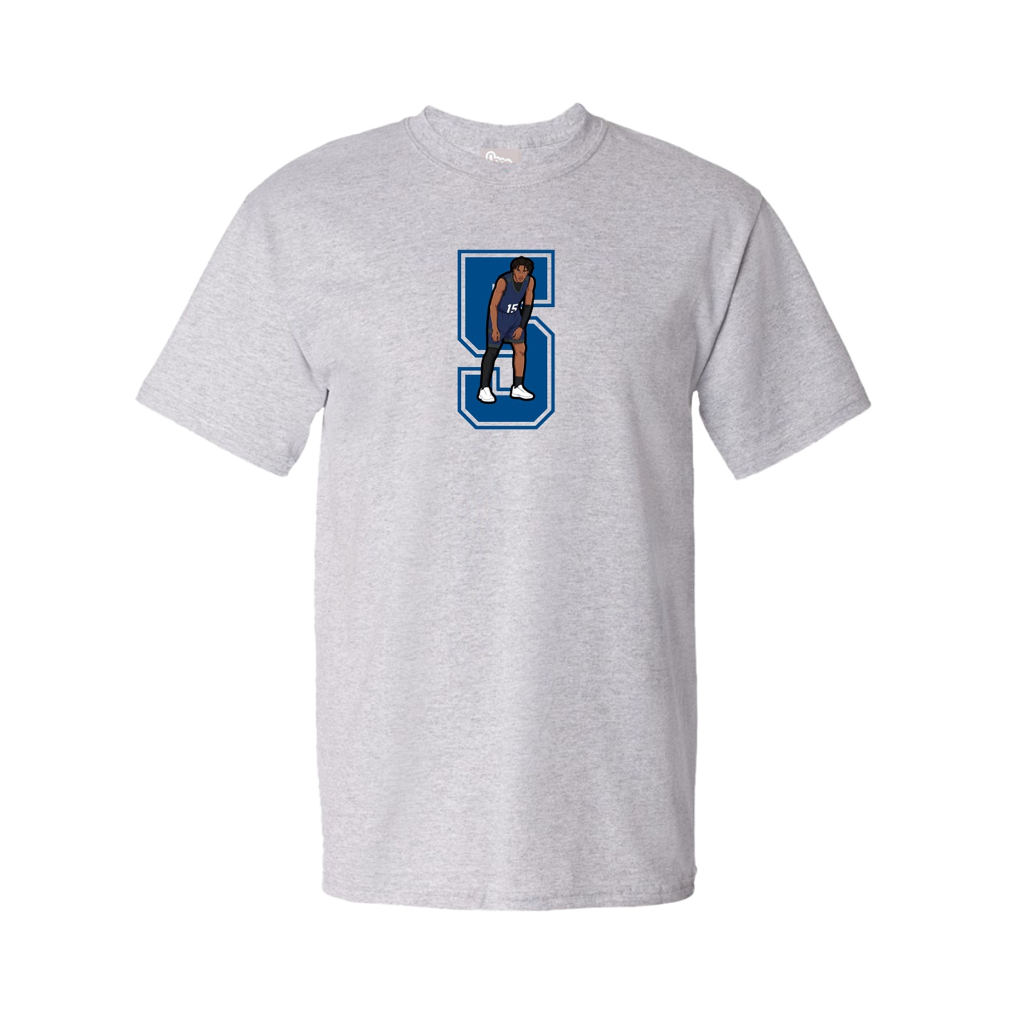 Youth Tee — Number in Grey