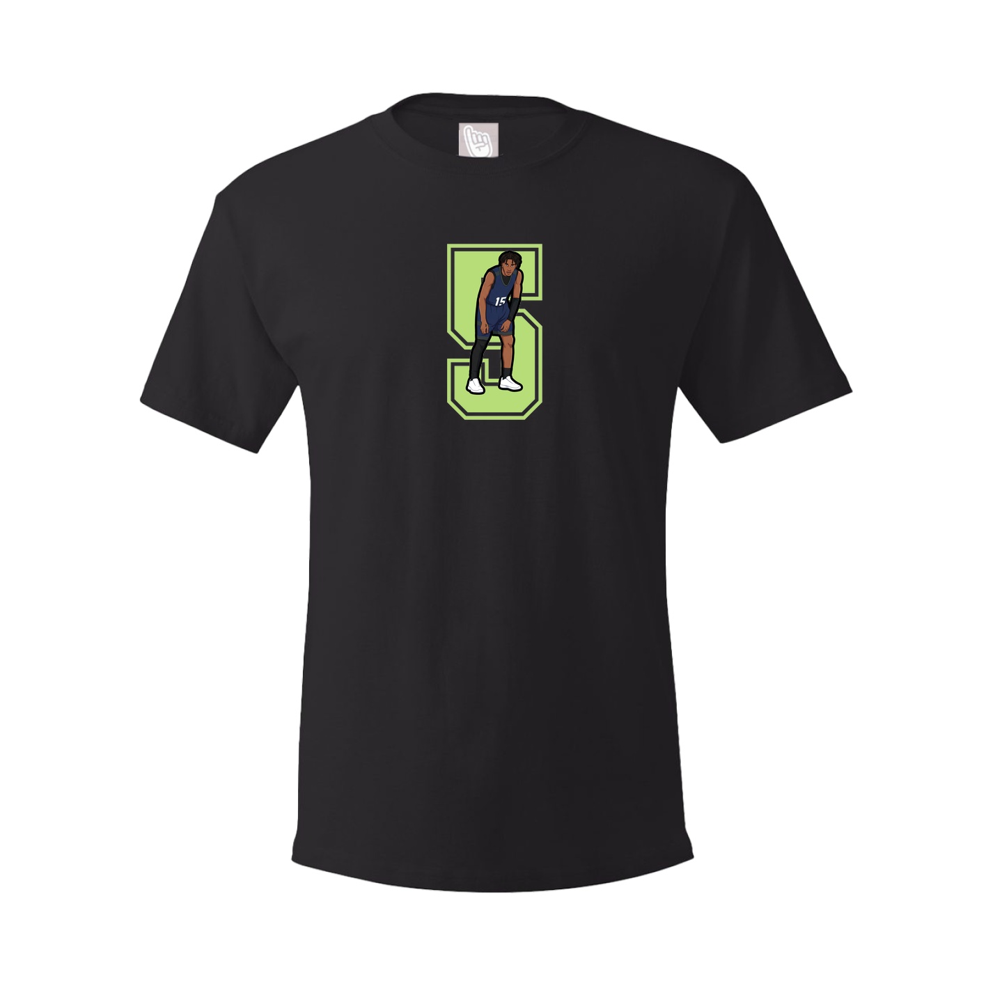 Youth Tee — Number in Black