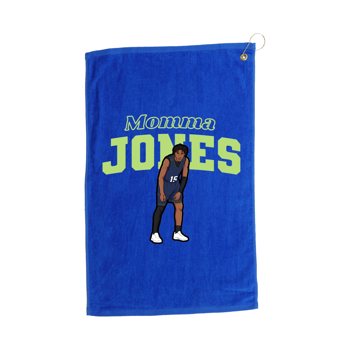 Golf Towel — Mothers Day Block in Royal