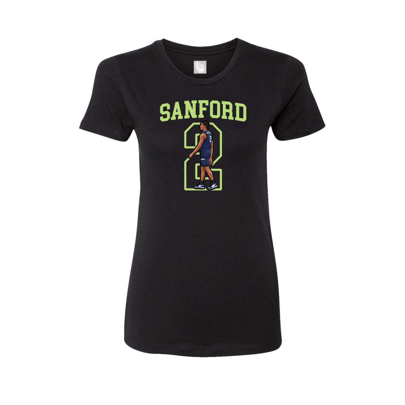 Fitted Women's Tee — Shirsey in Black