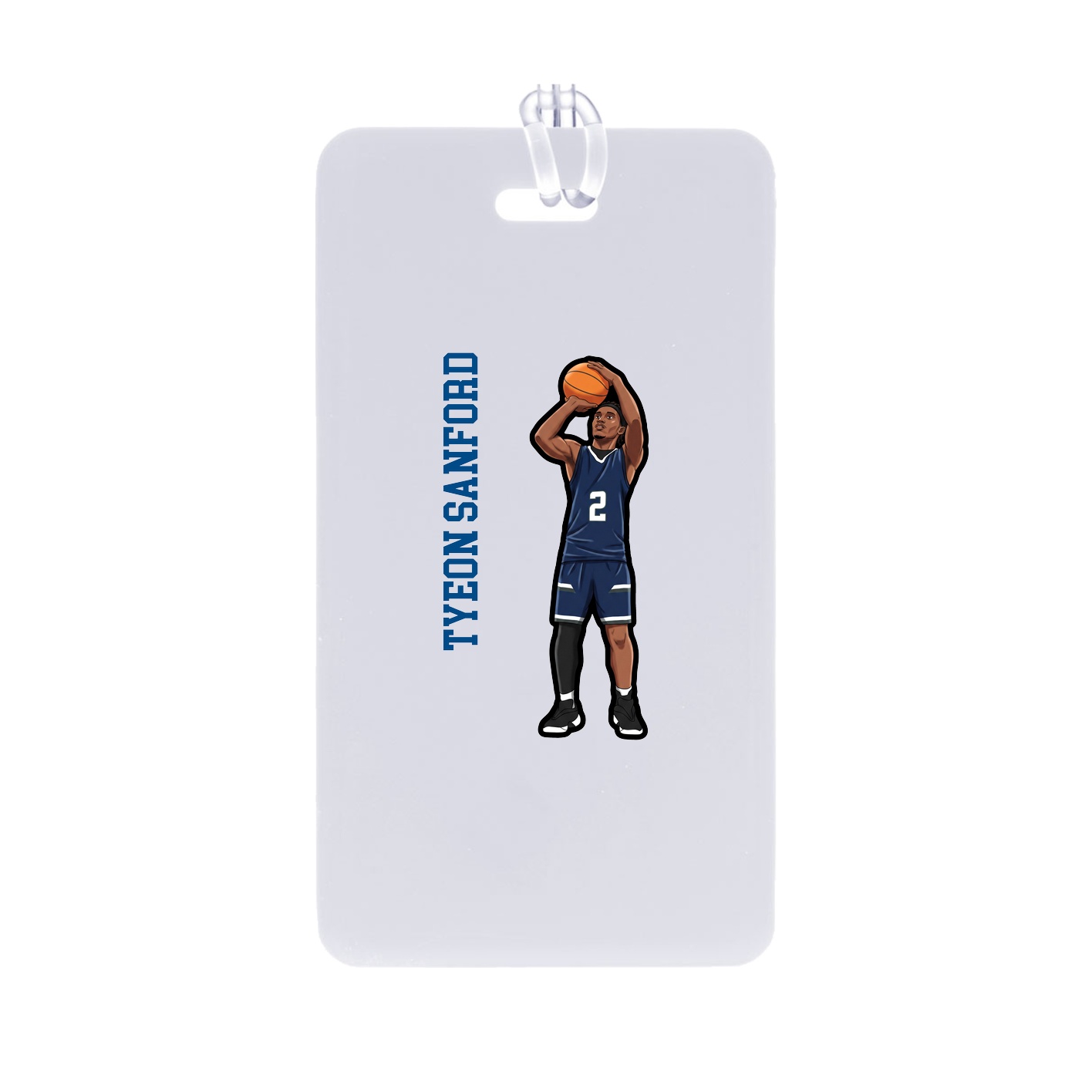 Bag Tag — Name Vertical in Classic