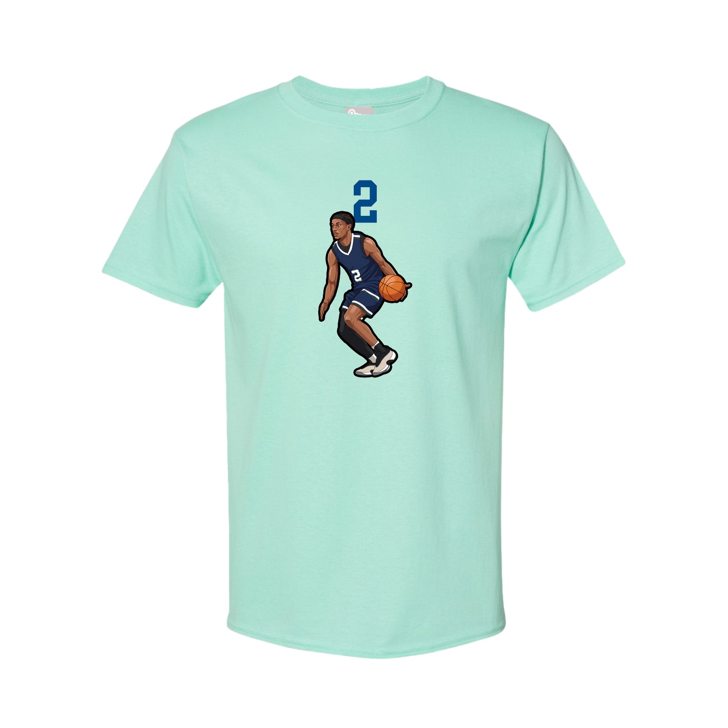 Tee — Number Top in Green