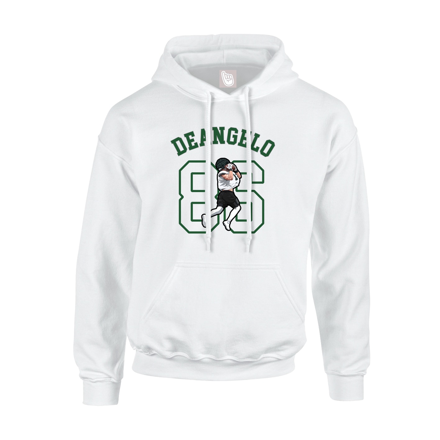 Youth Hoodie — Shirsey Arch in White