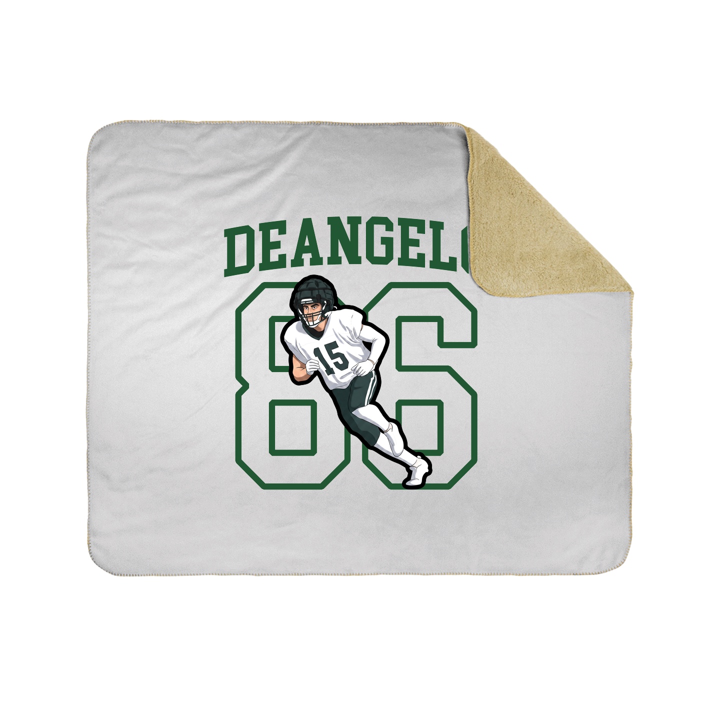 50x60 Sherpa Lined Throw Blanket