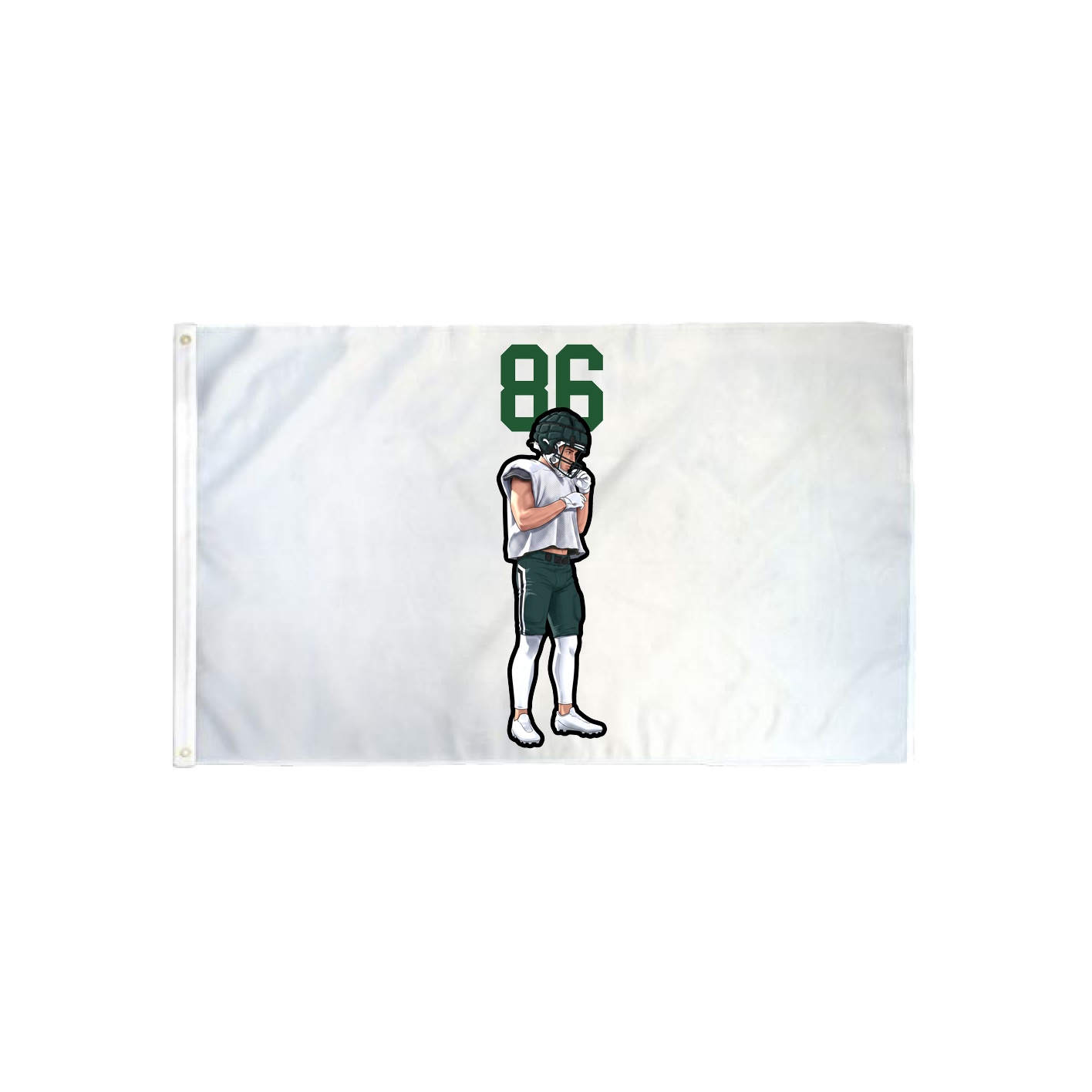 3x5 Flag — Number Top in Classic