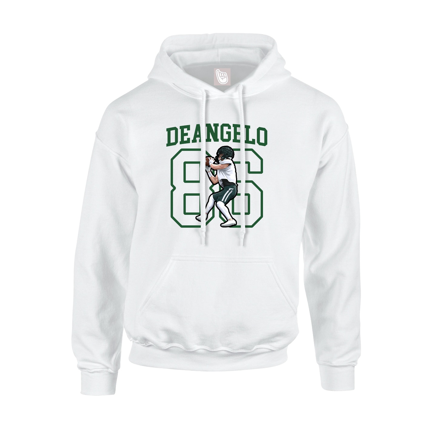 Hoodie — Shirsey in White