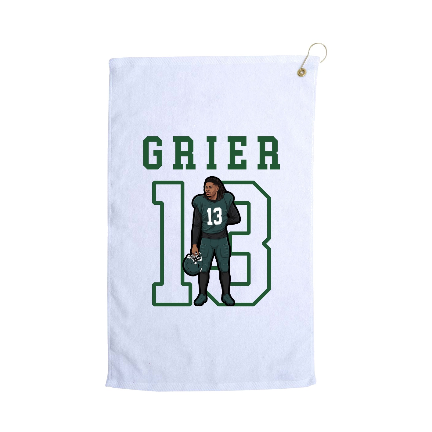 Golf Towel — Shirsey in White