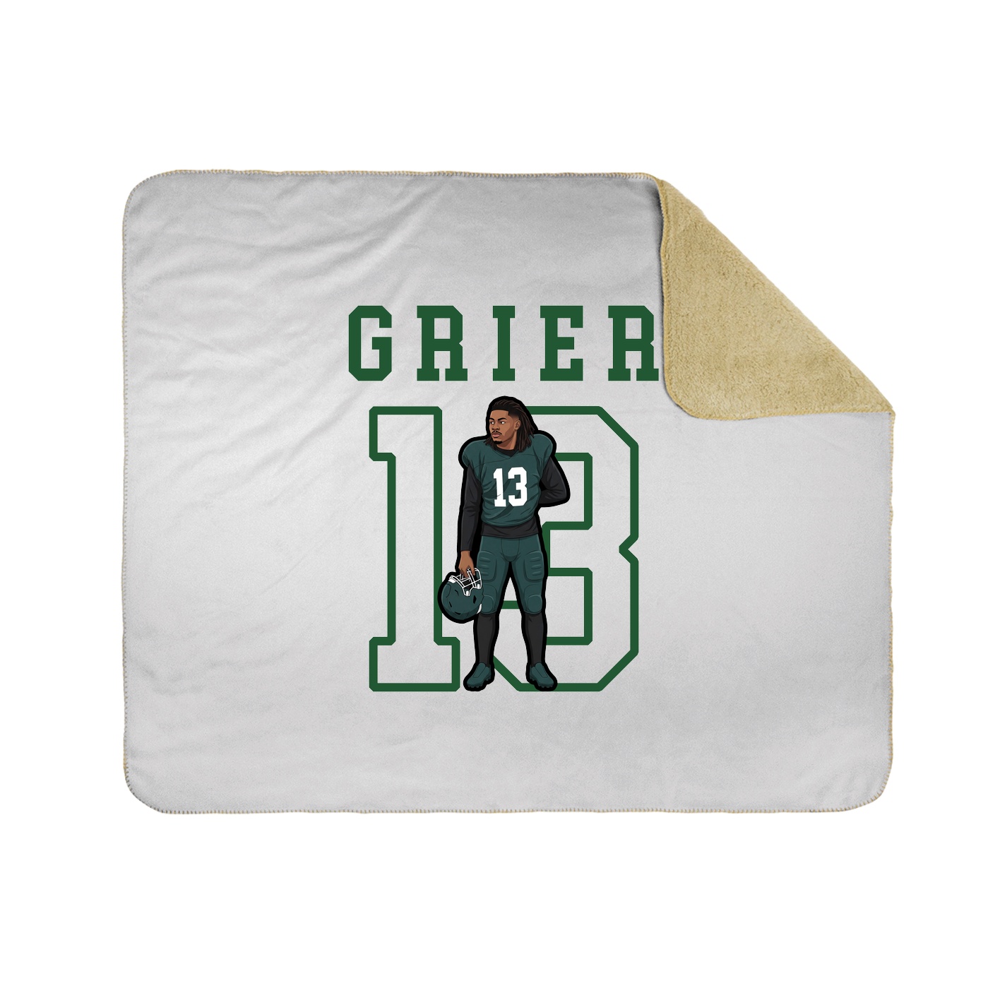 Throw Blanket — Shirsey in White
