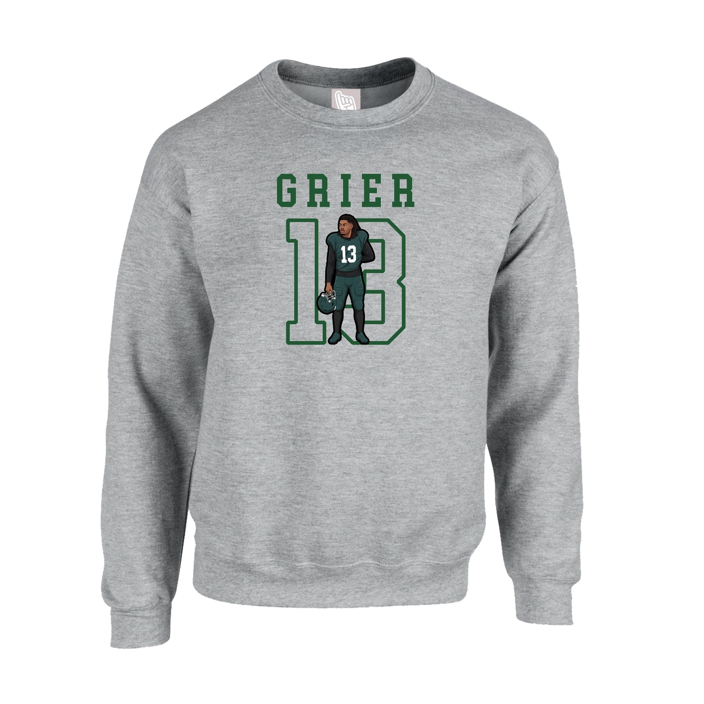 Fleece Crew — Shirsey in Grey