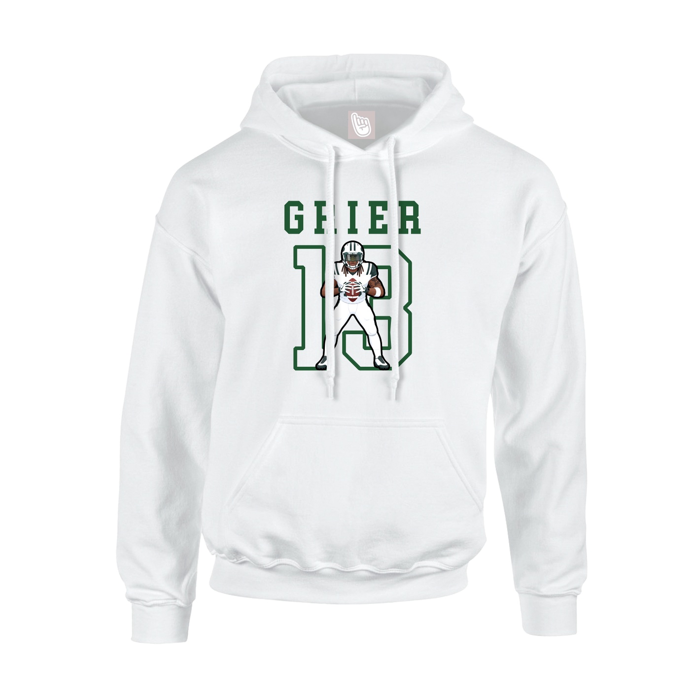 Hoodie — Shirsey in White