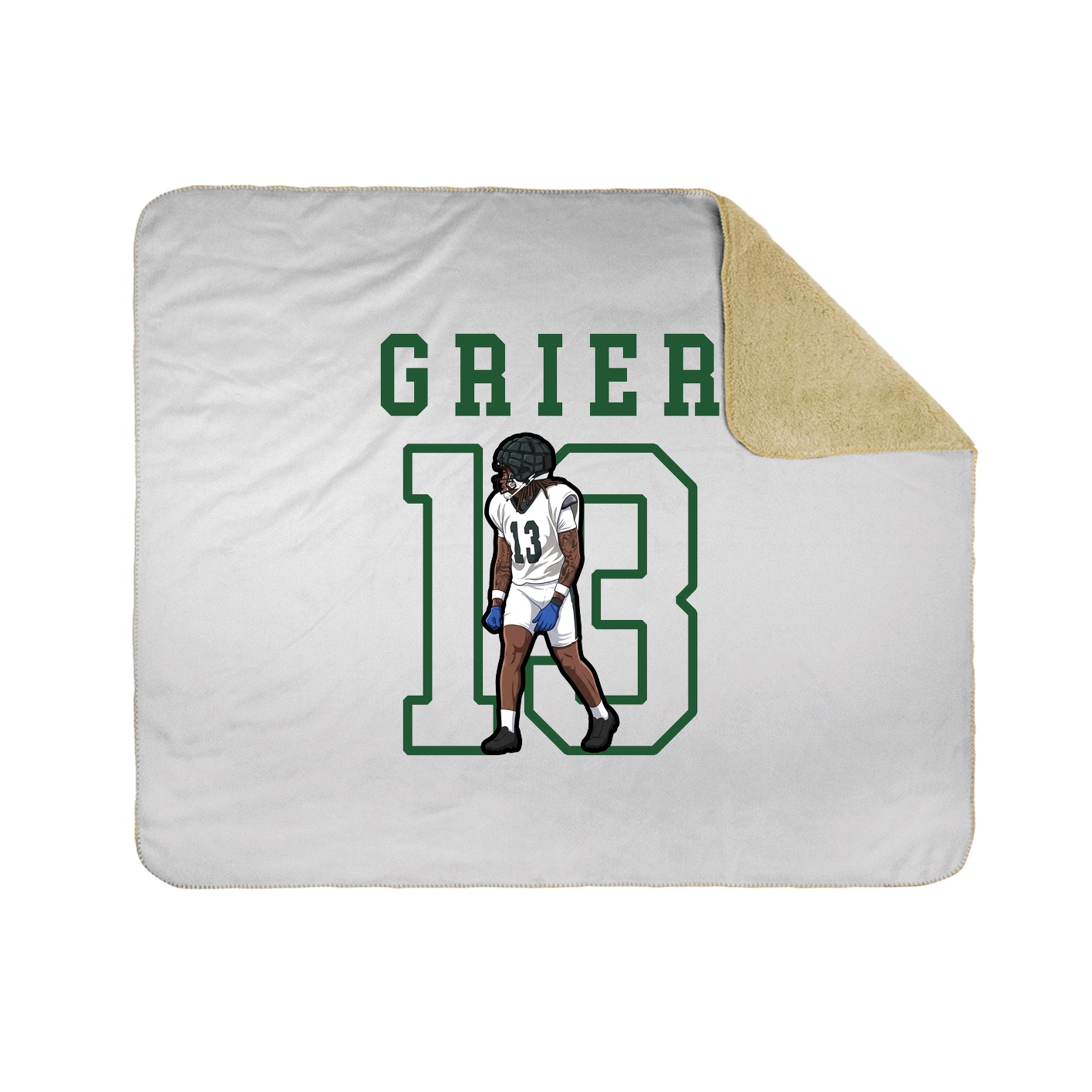 Throw Blanket — Shirsey in White