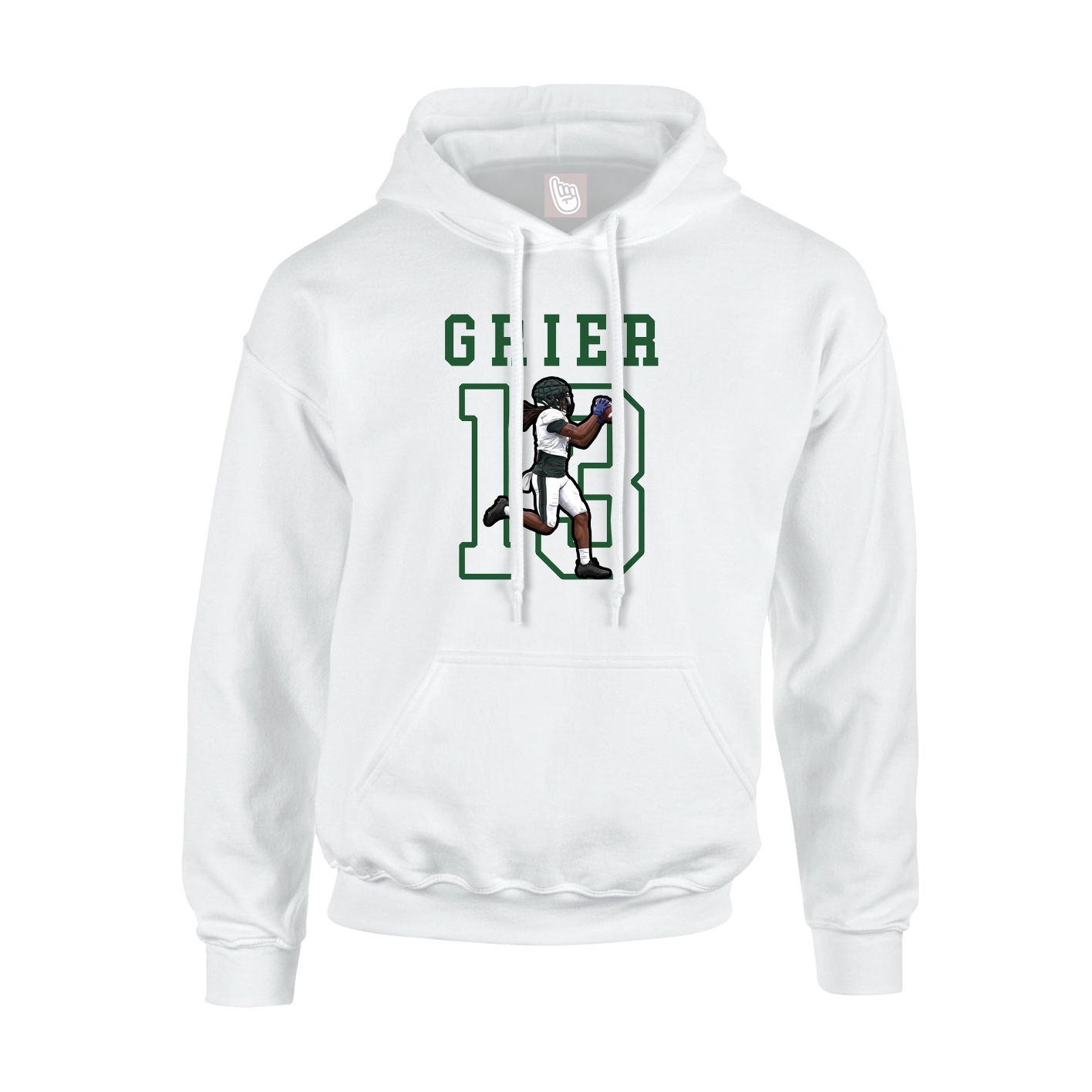 Hoodie — Shirsey in White