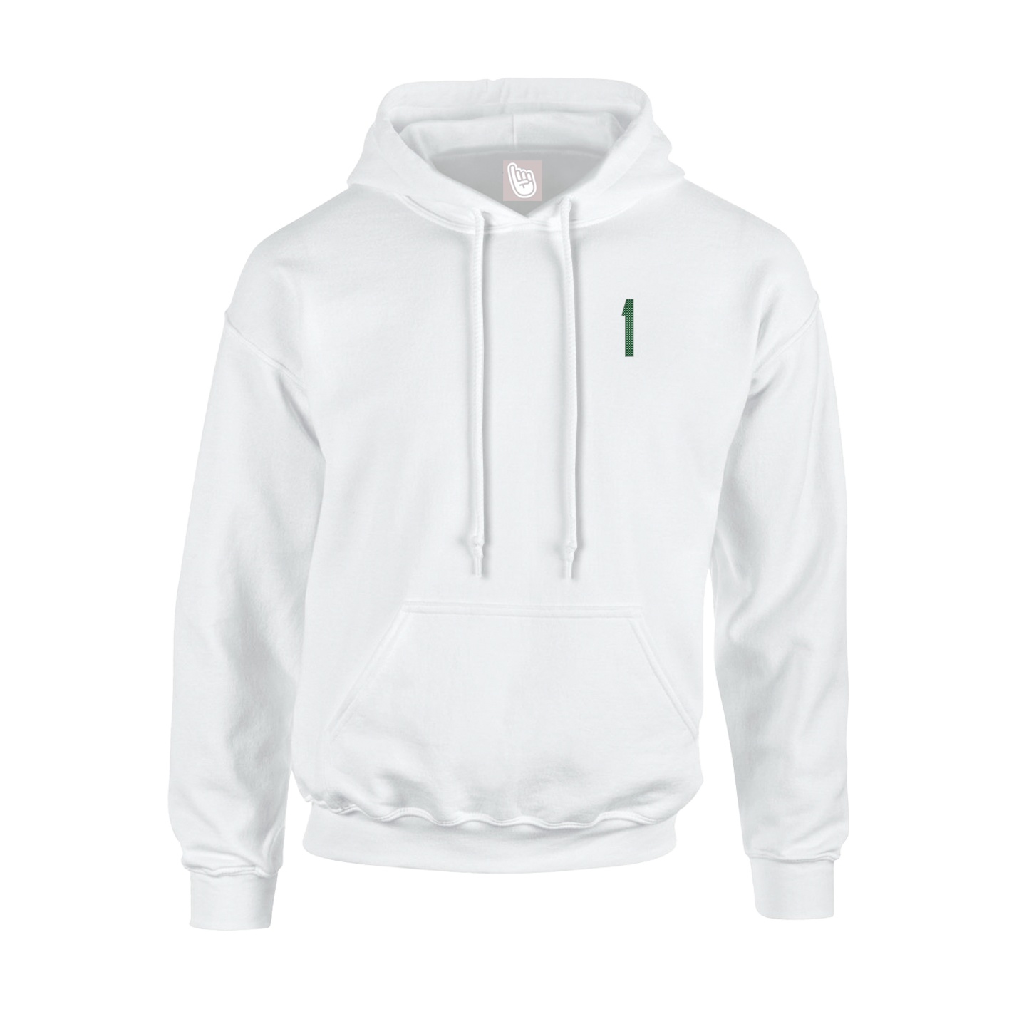 Youth Hoodie — Front Shirsy in White