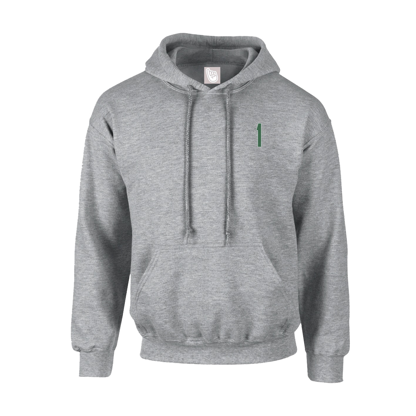 Youth Hoodie — Front Shirsy in Grey