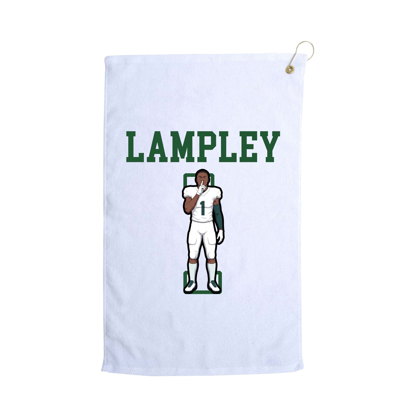 Golf Towel — Shirsey in White
