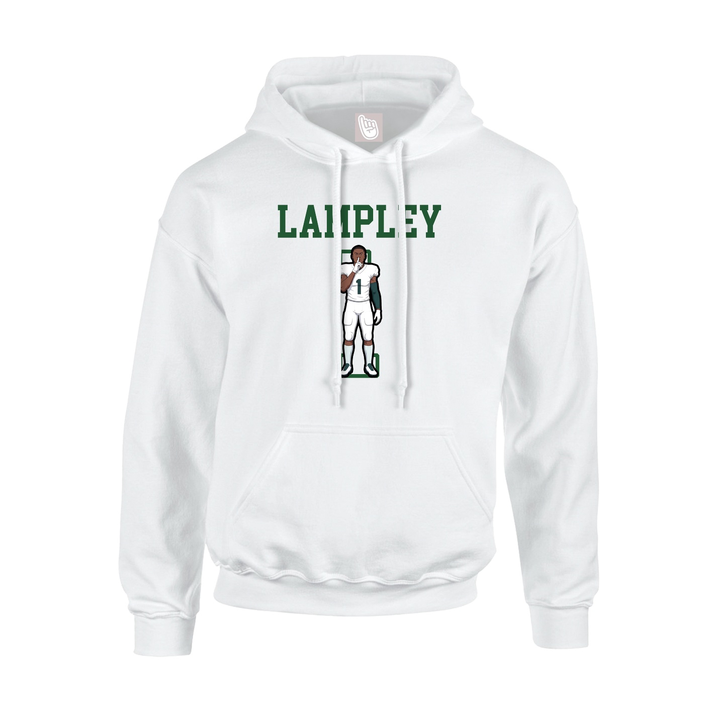 Hoodie — Shirsey in White