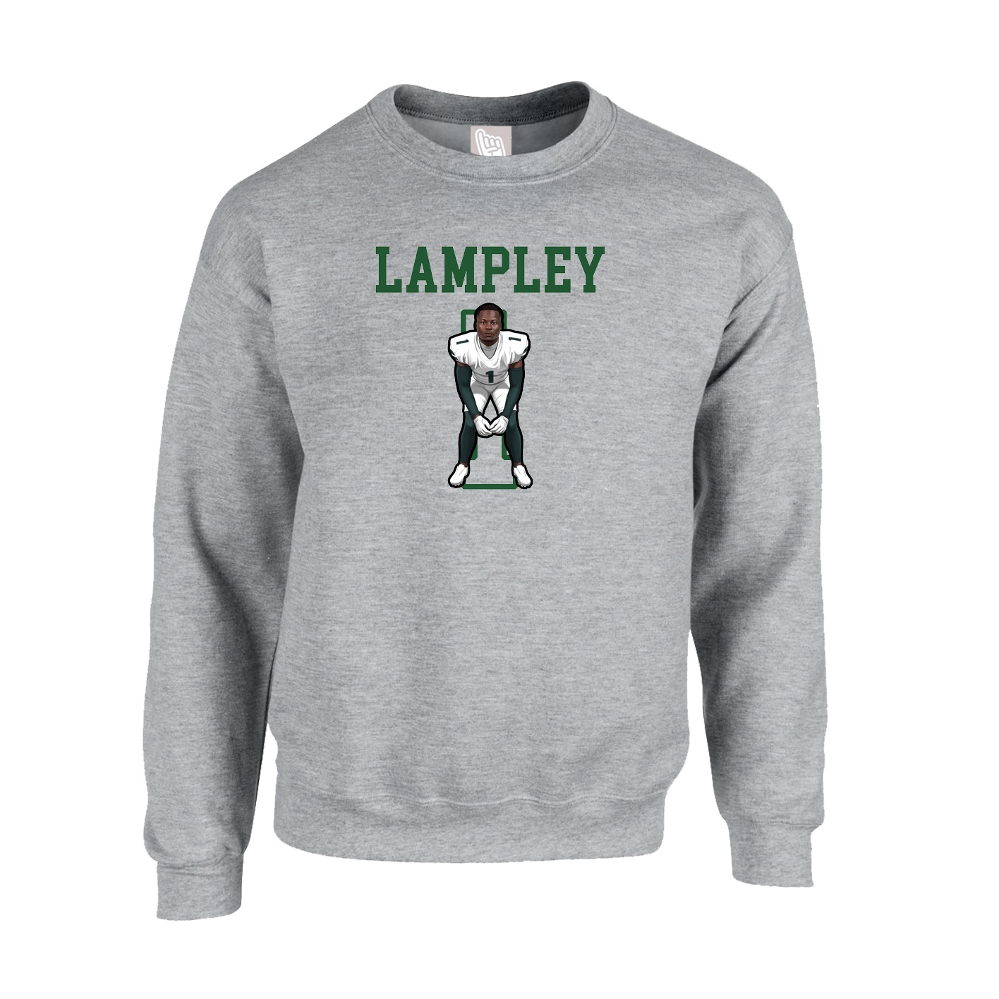 Fleece Crew — Shirsey in Grey