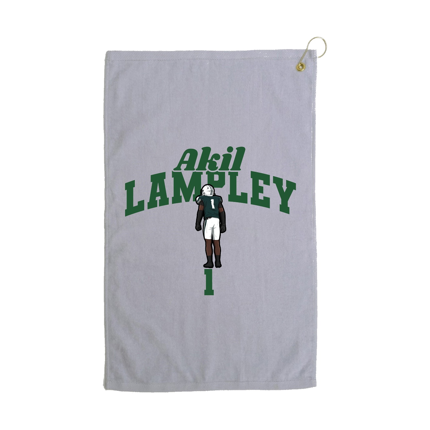 Golf Towel — Signature Arch in Grey