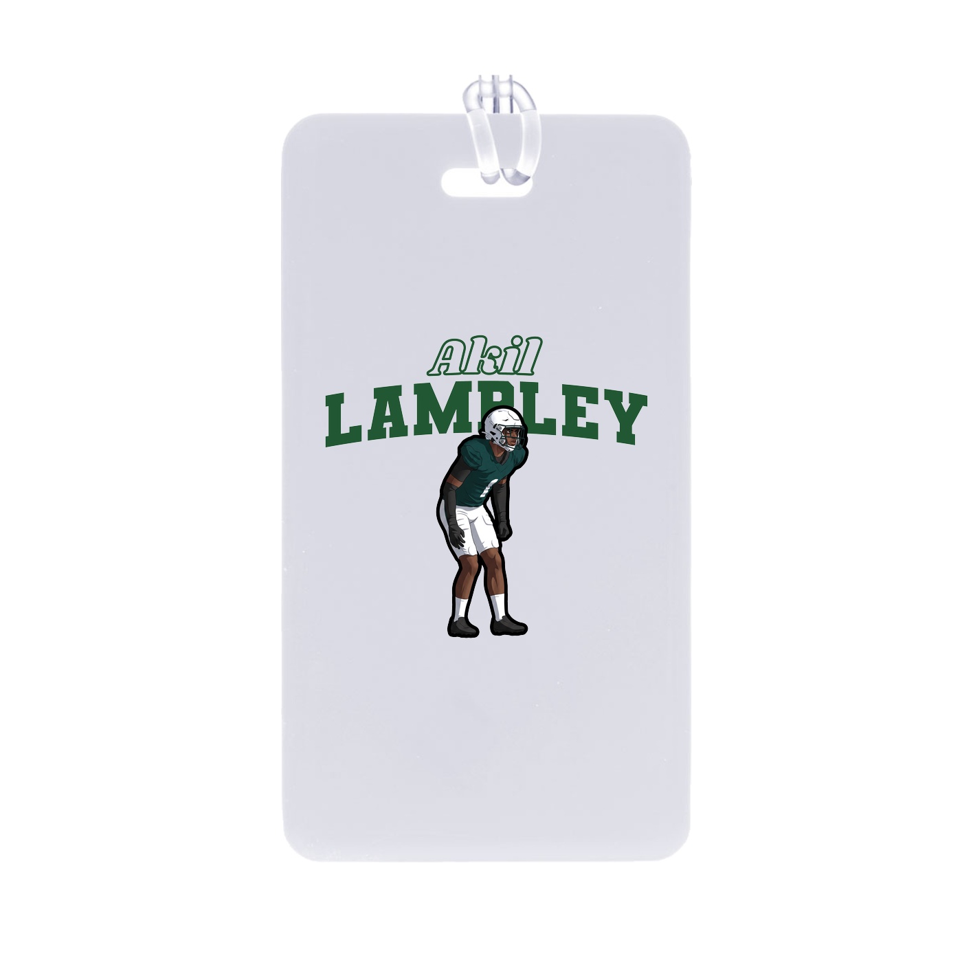 Bag Tag — Name Arch in Classic