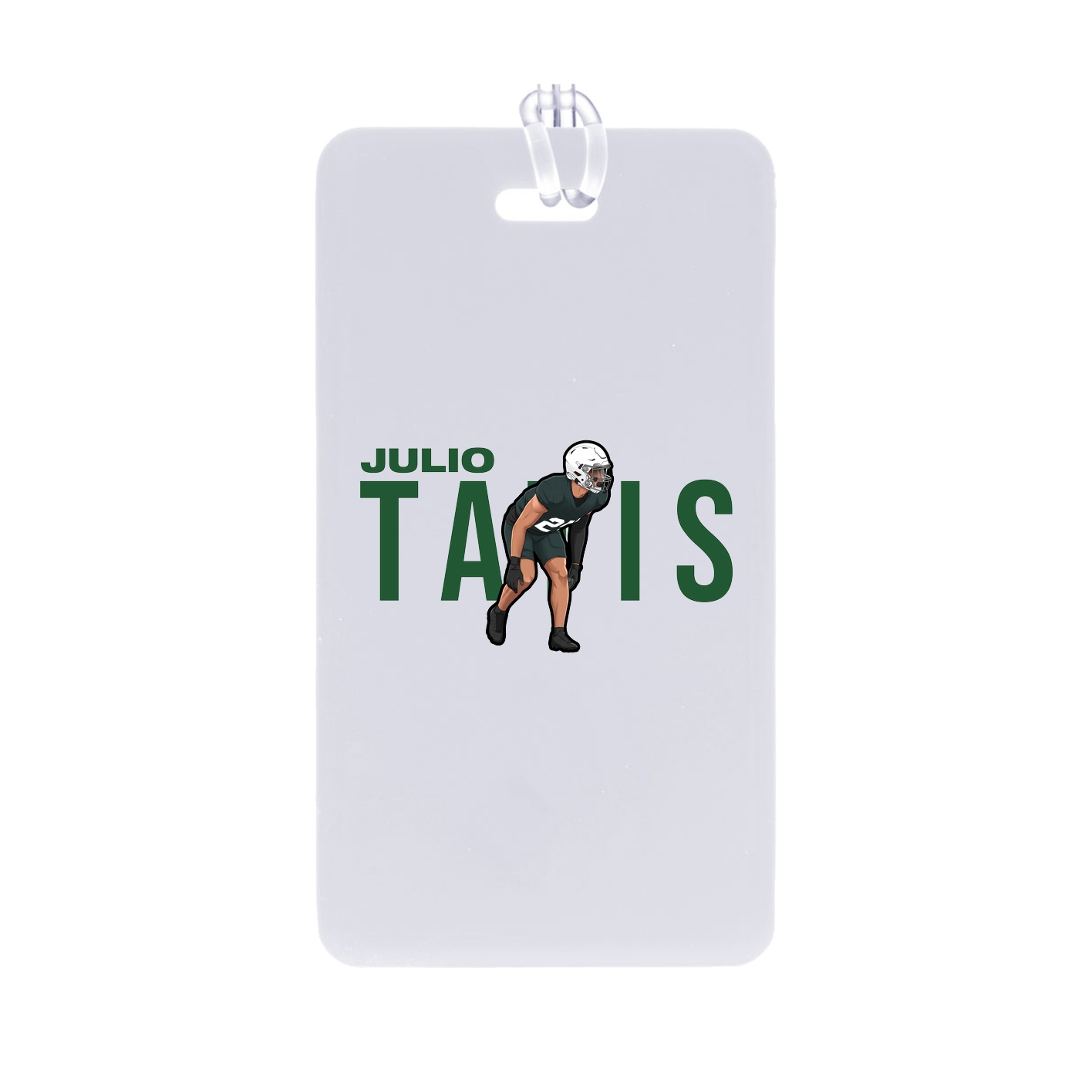 Bag Tag — Player Name in Classic