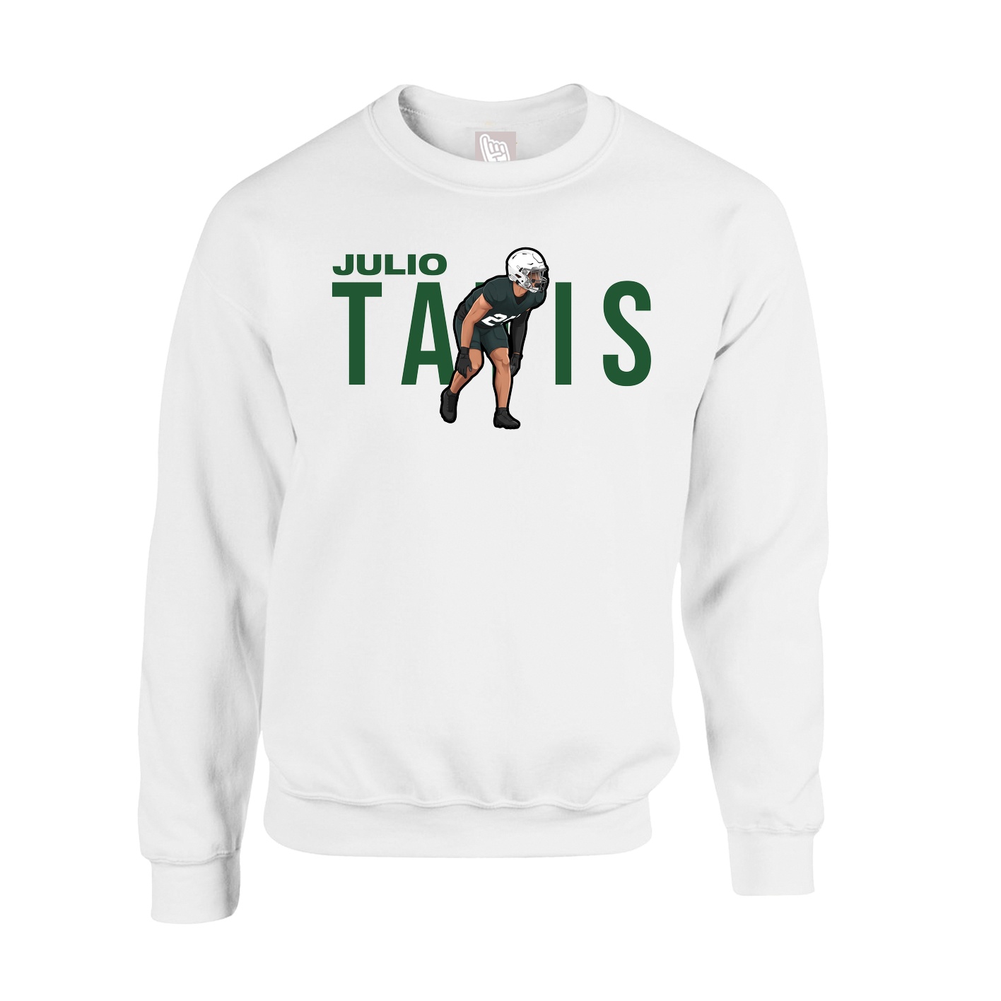 Fleece Crew — Player Name in White