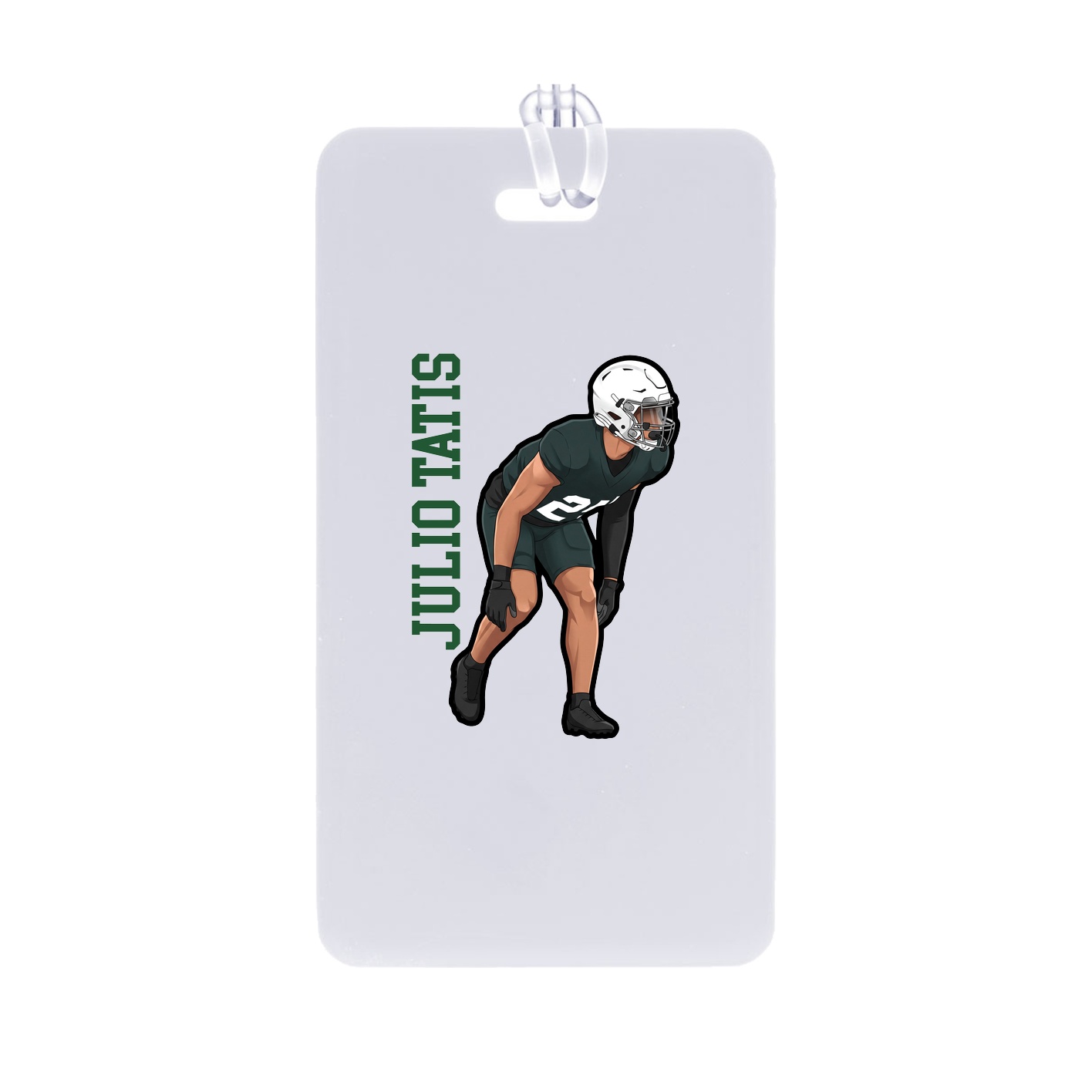 Bag Tag — Name Vertical in Classic