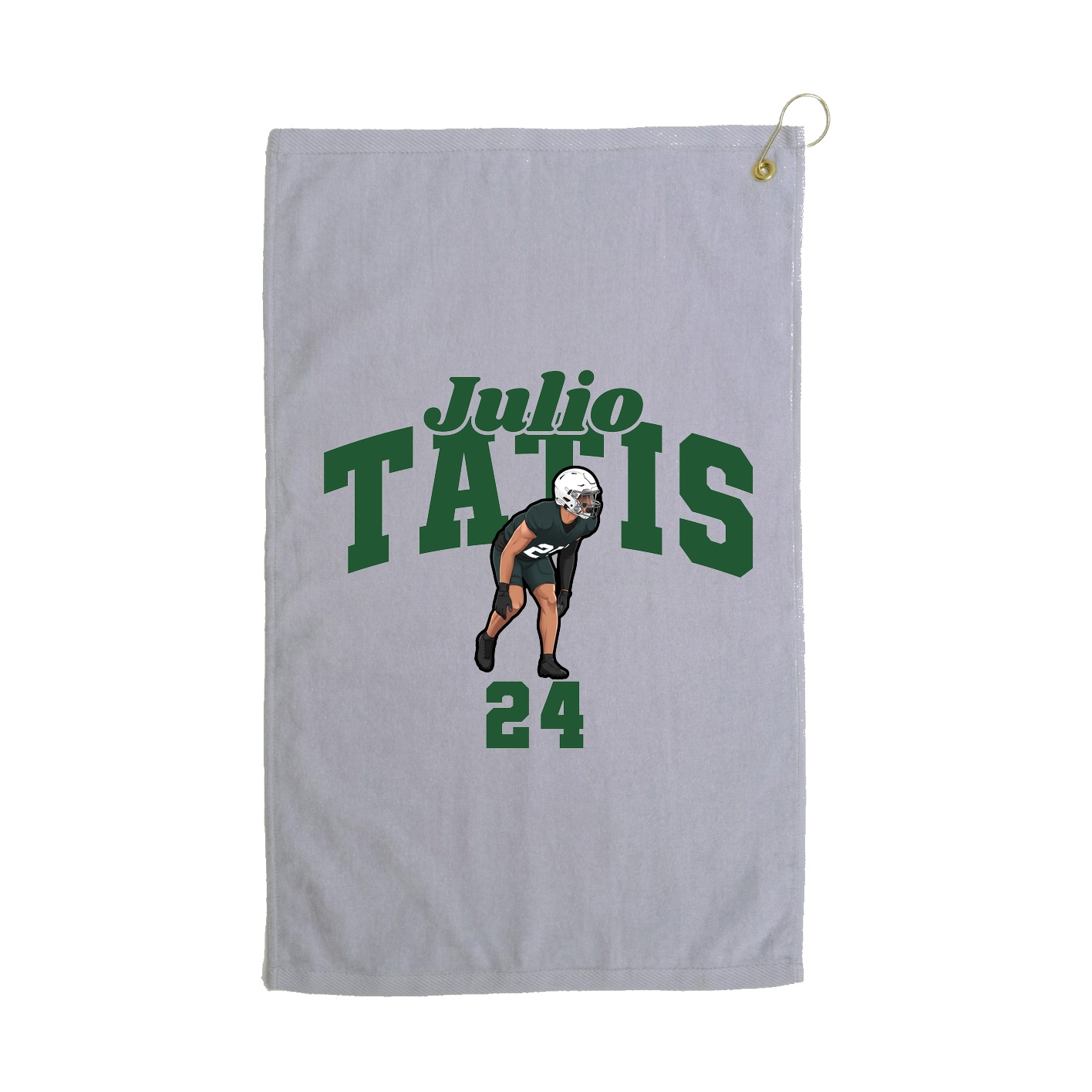 Golf Towel — Signature Arch in Grey