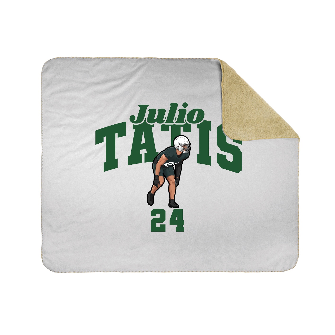 Throw Blanket — Signature Arch in White