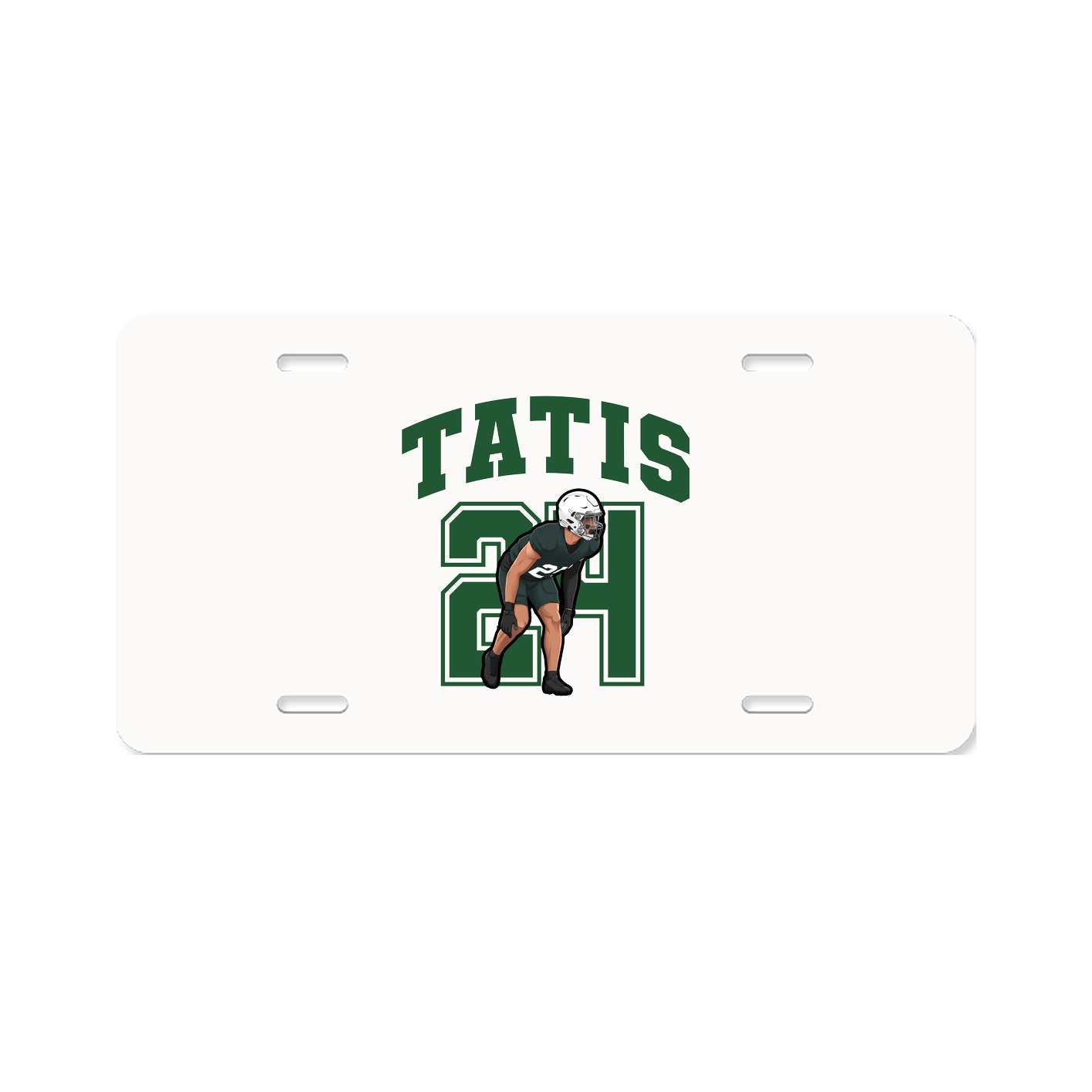 License Plate — Number in Classic