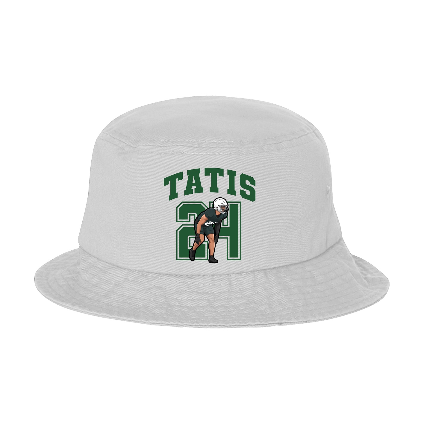 Bucket Cap — Number in White