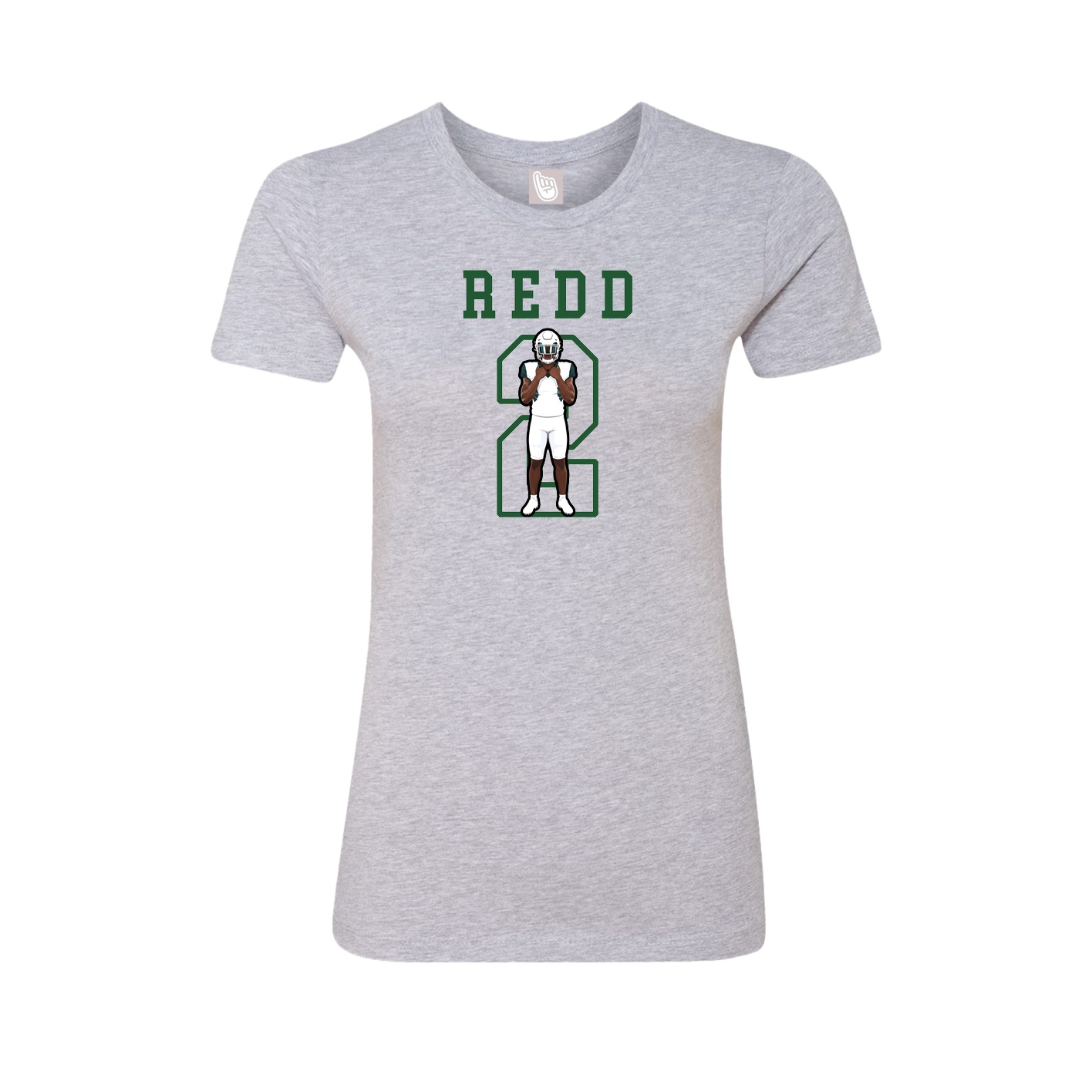 Fitted Women's Tee — Shirsey in Grey