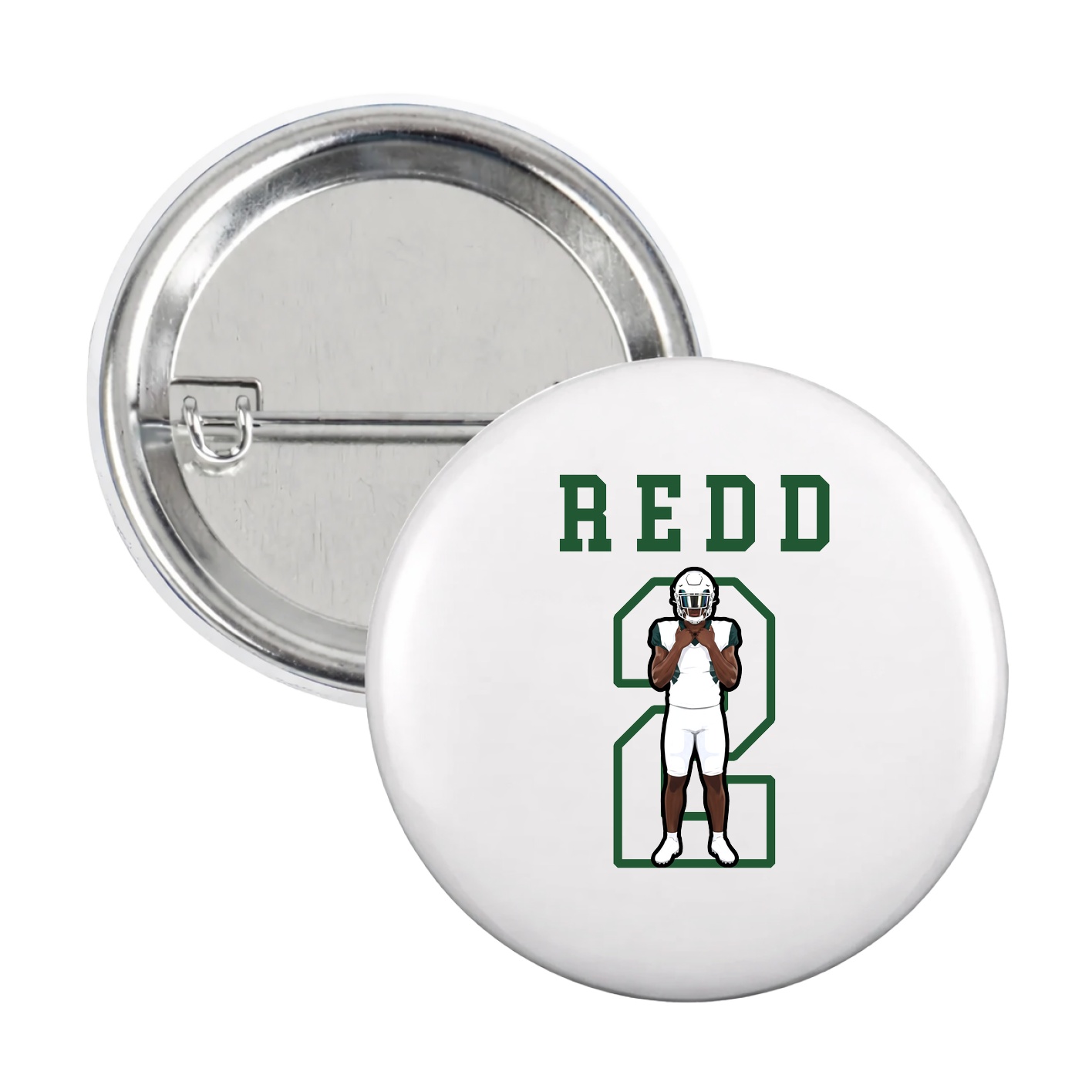 Game Day Button — Shirsey in White
