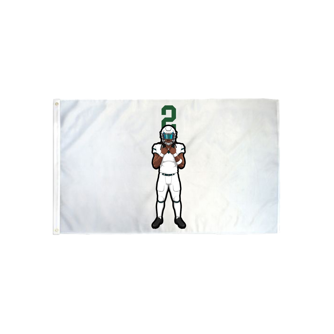3x5 Flag — Number Top in Classic