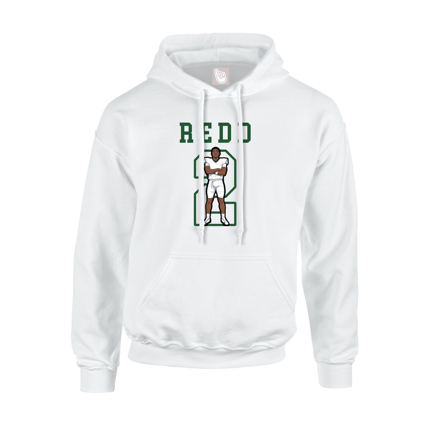 Hoodie — Shirsey in White