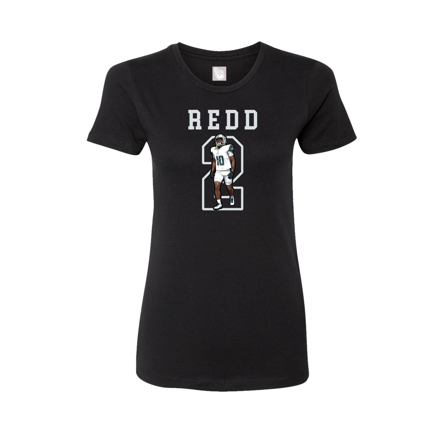 Fitted Women's Tee — Shirsey in Black